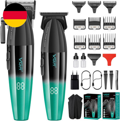 VGR Professioneller Haarschneider Set Für Herren Barber Kit Haarschneidemaschine