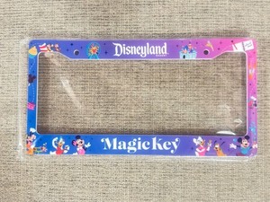 2026 Disneyland Magic Key License Plate Frame NEW