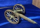 VINTAGE DAHLGREN LIKE 1861 CIVIL WAR CANNON BRASS & WOOD ?REPLICA 8.5”