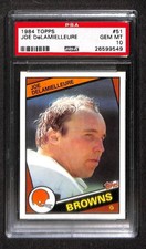 1984 Topps #51 JOE DELAMIELLEURE PSA 10 GEM-MT 26599549 