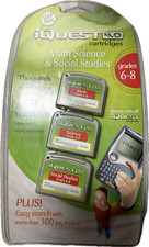 Leapfrog iQuest 4.0 Learning Cartridge Math Science Social Studies Grade 6-8