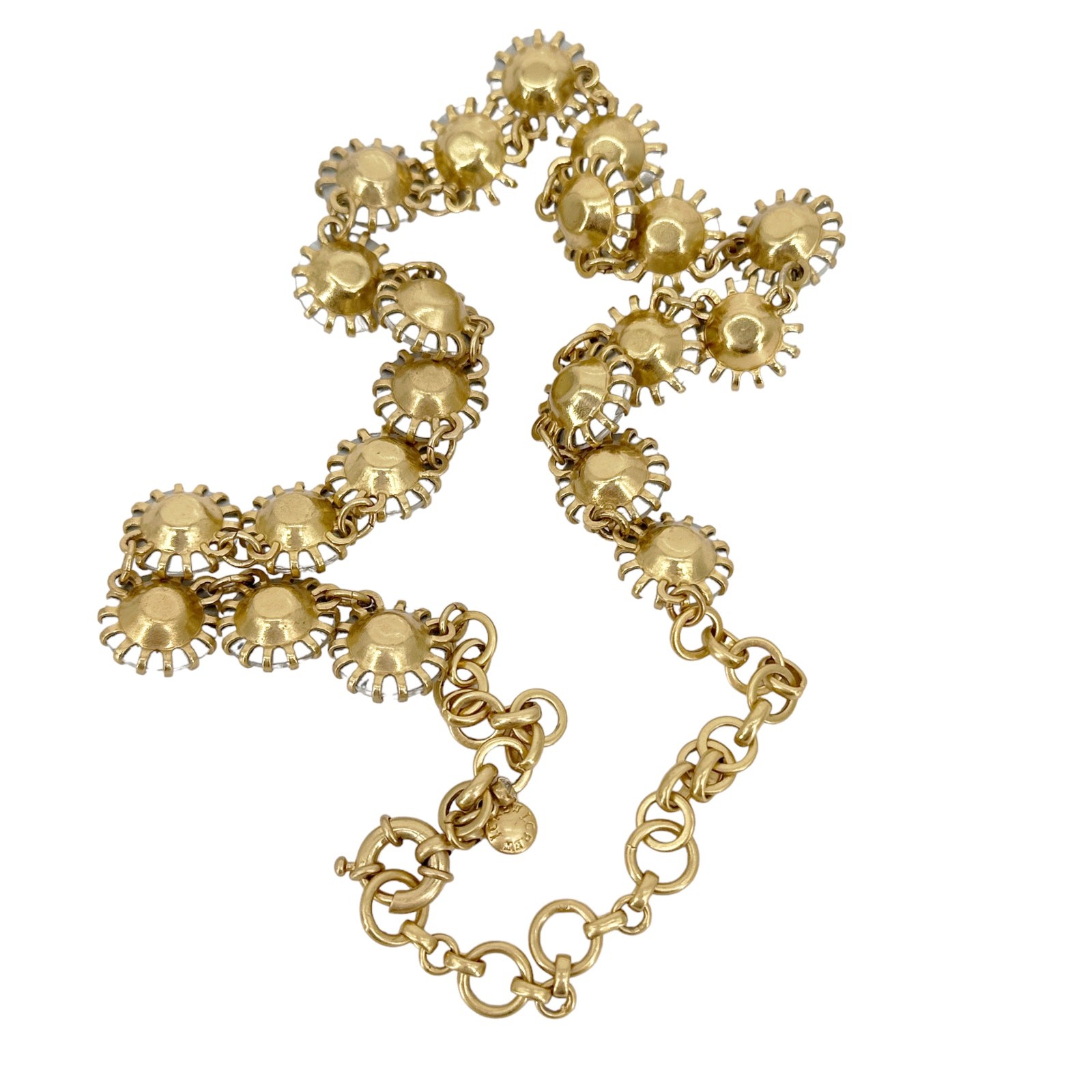 J.CREW Crystal Venus Flytrap Statement Necklace &… - image 4