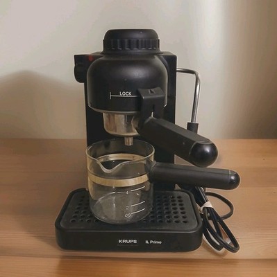 Krups IL Primo Espresso Cappuccino Coffee Maker Black 972/A