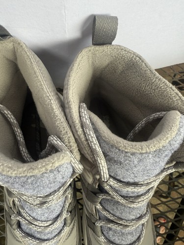 SOREL WHITNEY II SHORT LACE QUARRY SNOW BOOT WOMEN'S SIZE 9 - Picture 8 of 8