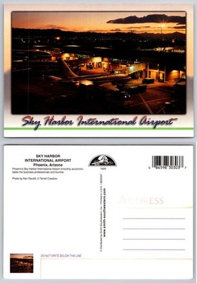 Continental Sky Harbor International Airport Postcard