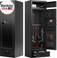 10-15 Gun Safes for Home Rifle and Pistols, Large Gun Cabinets for Rifles and Sh