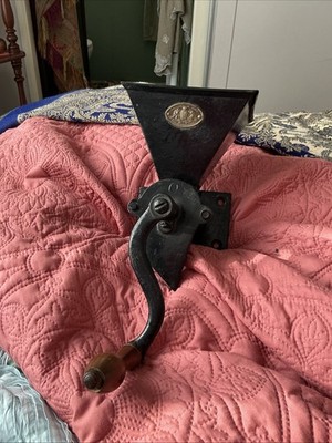 Antike Kaffeemühle Mahlwerk Kendrick No 0 Vintage Kitchenaila Wandmontage selten