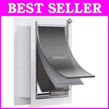 Double Flap Dog and Cat Door, Strong, 100 lb - Large