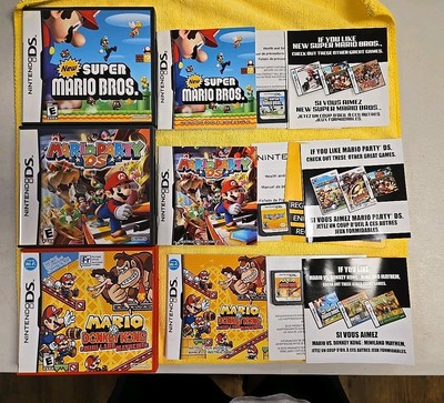 Mario vs Donkey Kong Mini Mayhem, New Super Mario, Mario Party. Nintendo DS CIB.