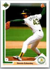⚾ 1991 Upper Deck #172 Dennis Eckersley Oakland Athletics