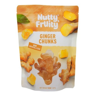 Nutty & Fruity Ginger Chunks Non-Crystallized 8 OZ