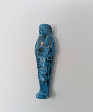 Antiguo colgante Shabti de loza: período de renacimiento egipcio