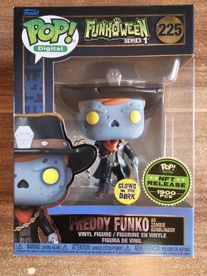 Funko Pop Digital Funkoween Freddy Funko As Zombie Gunslinger #225 LE1900