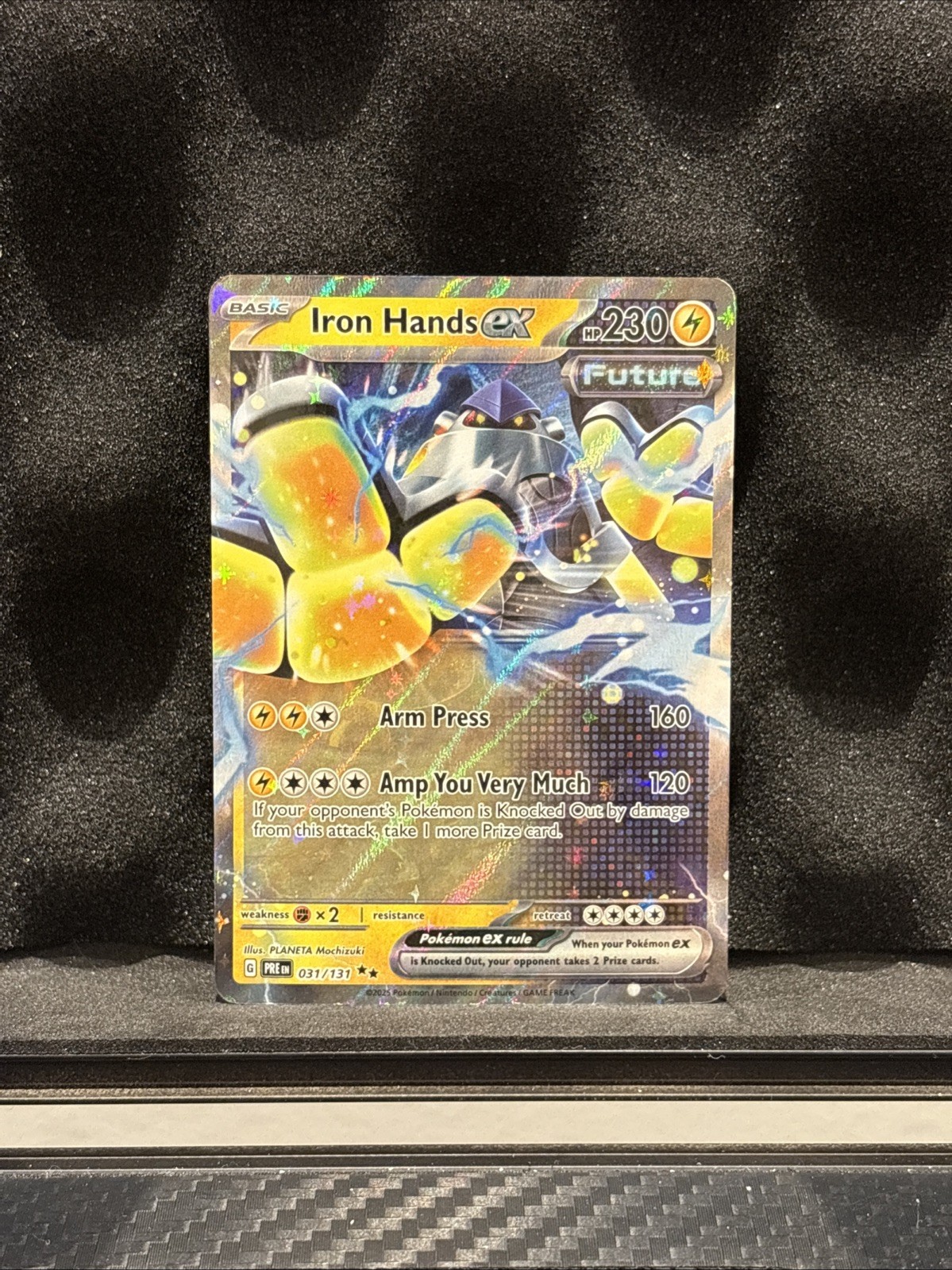 Iron Hands ex 031/131 PRE SV: Prismatic Evolutions Holo NM