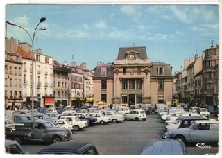 CP Originale Voiture St GERMAIN en LAYE Peugeot 203 pickup 403 Citroën DS 4L R8