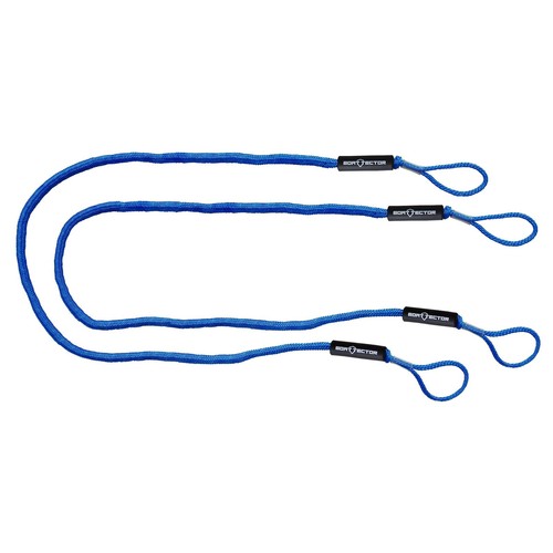 3006.3042 BoatTector Bungee Dock Line Value 2-Pack - 7', Blue