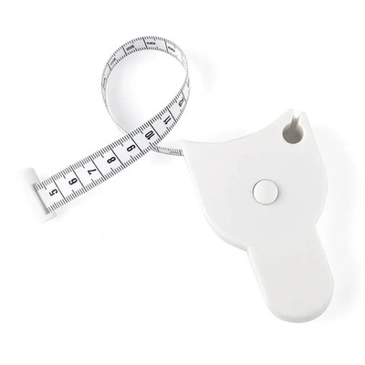 Retractable Body Tape Measure 150cm 59inch Automatic Telescopic Measuring Tool