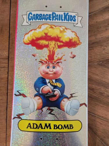 Garbage Pail Kids X Santa Cruz Collab Skateboard Deck RARE Prismatic Puke - Picture 2 of 7
