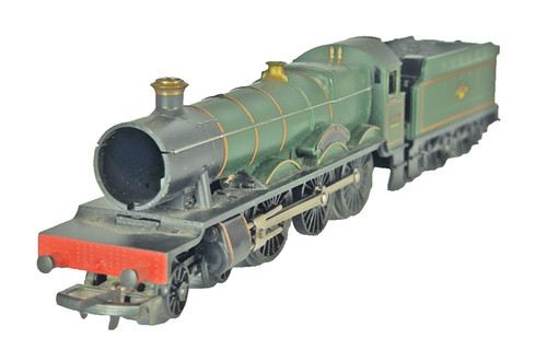 Hornby Cobham Hall 4991 OO-Spur grüne Dampflokomotive Item Runner unverpackt Lesen | Zustand: Used