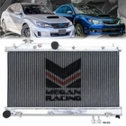 Megan Aluminum Bolt-On 2-Row Radiator with Cap For 08-14 WRX & 08-21 STI MT