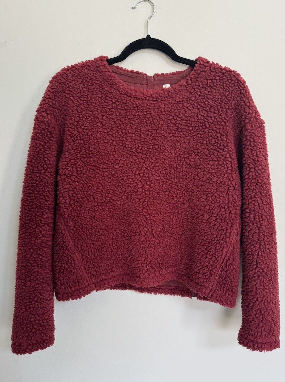 Lululemon Whenever Red Wool Pullover Sweater Wome… - image 1