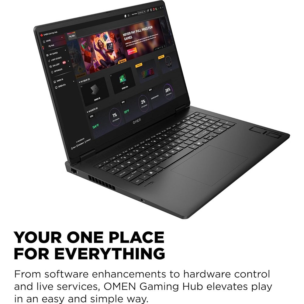 Laptop HP OMEN 17.3" FHD: AMD Ryzen 7 350 - 16 GB | 512 GB - RTX 5050 - W11, imagen 2