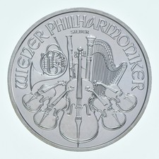 2008 Austria 1 1/2 Euro - 1 Oz Vienna Philharmonic World Coin- Silver *863