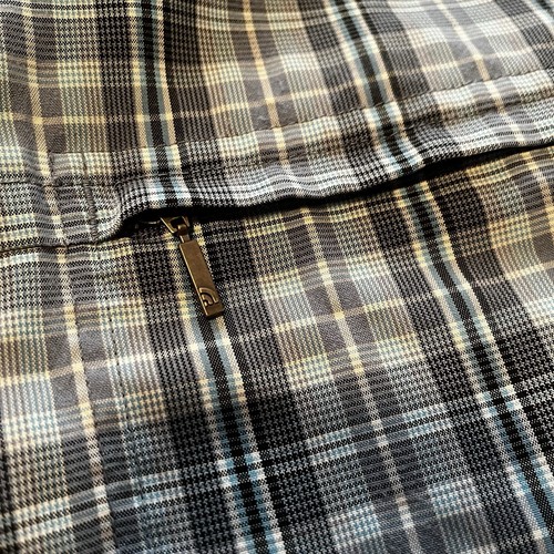VTG The North Face Men’s XL Shirt Blue Plaid Short Sleeve Button Up Fishing Dad - Picture 5 of 6