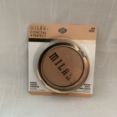 MILANI Conceal + Perfect Shine Proof Powder Lightweight Flawless #04 NATURAL