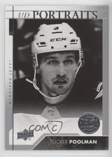 2017-18 Upper Deck Portraits Rookies Tucker Poolman #P-71 Rookie RC