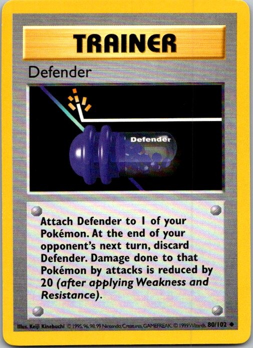 Defender Base Set (Shadowless) 080/102 LP Unlimited