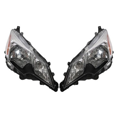 LABLT Headlights For 2021-2024 Mitsubishi Mirage / Mirage G4 Pair Chrome Halogen