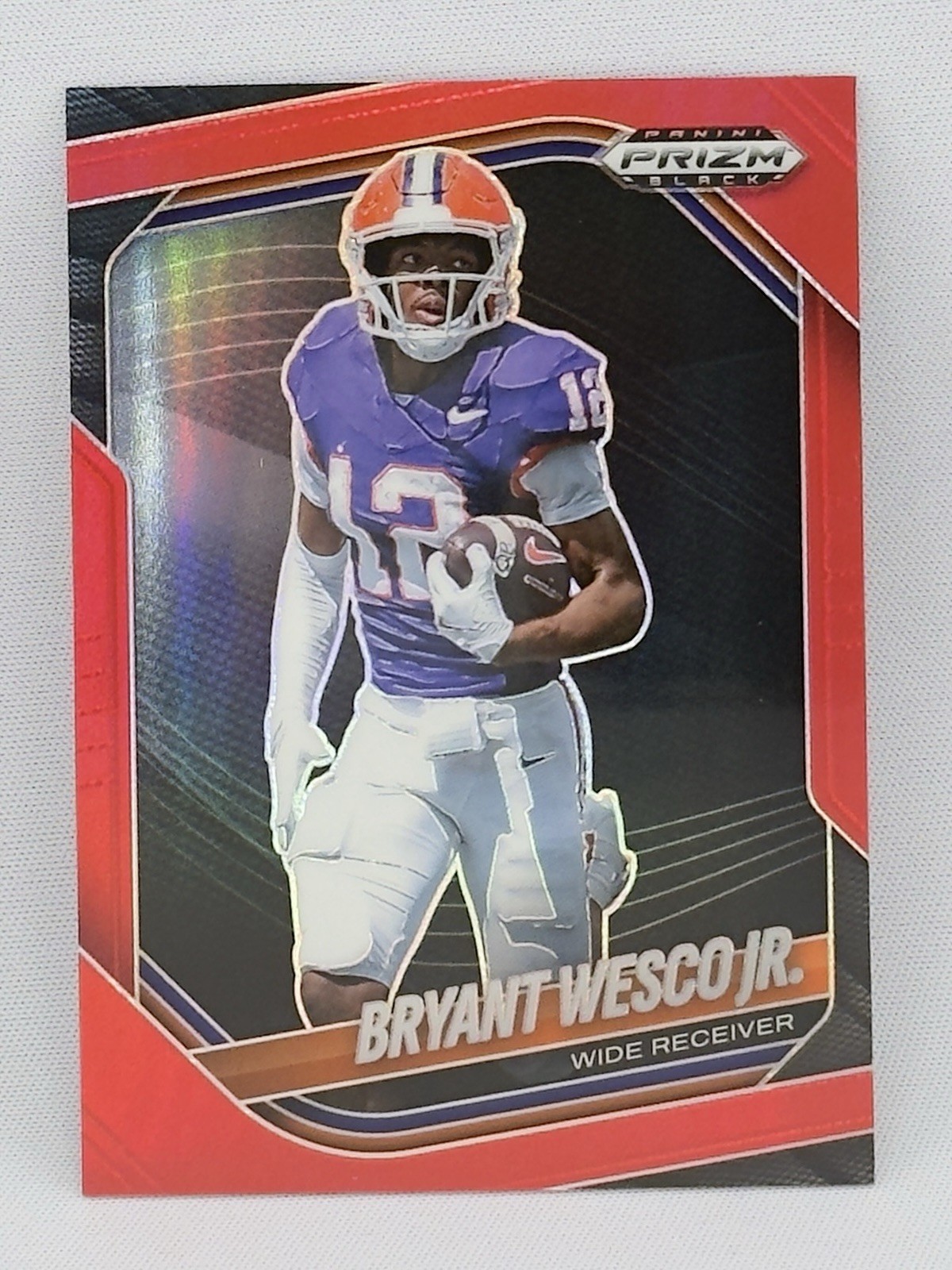 2025 Panini Prizm Black Bryant Wesco Jr. #157 Red Prizm /299