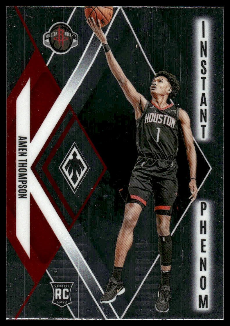 2023-24 Panini Phoenix #22 Amen Thompson Rookie Instant Phenom Rockets