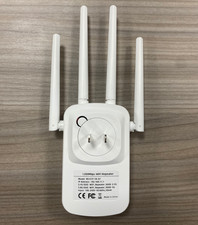 1200Mbps WiFi Extender Booster 5.8GHz/2.4GHz Dual Band WiFi Repeater 4 Antennas