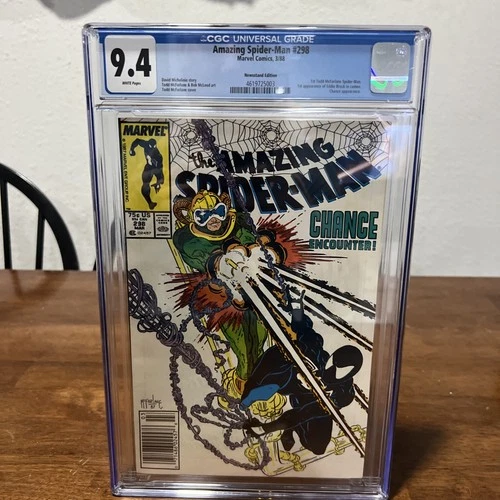 The Amazing Spider-Man #298 ⌁ Newsstand ⌁ CGC 9.4 ⌁ 1st Todd McFarlane