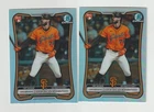 2026 Bowman Chrome Bryce Eldridge Red RC Lot (2) SF Giants #58 *BCGUYS*