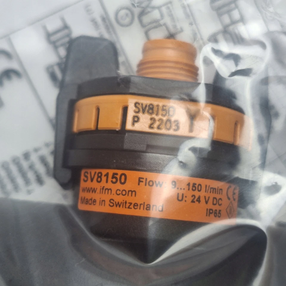 IFM SV8150 Industrial Vortex Flow Meter DN25 G1¼ 9-150L/min 4‑20mA 24V DC - Image 4 of 4