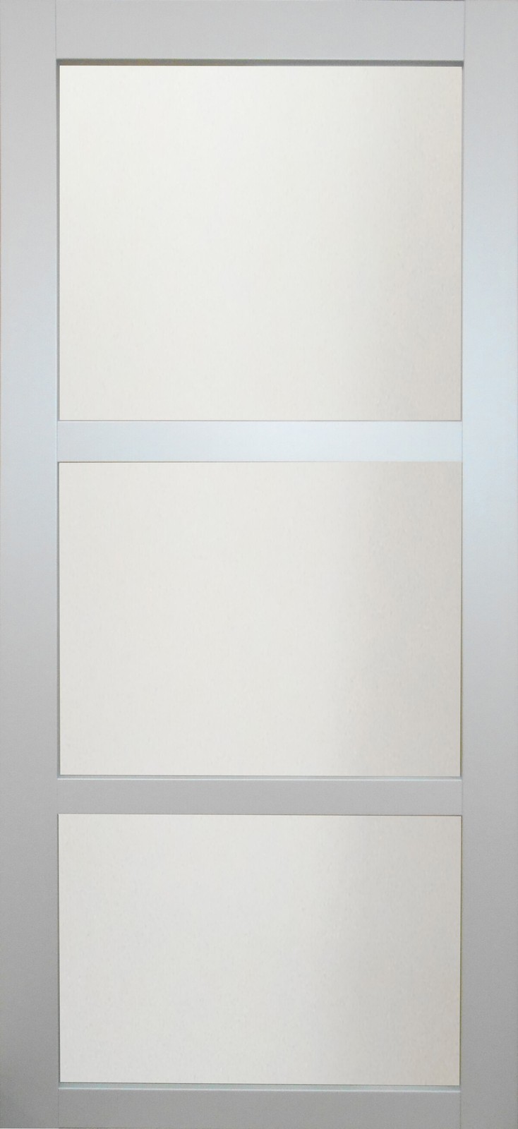 Porte coulissante Greyria vitrée RAL 7035 H204 x L83 cm pour intérieur moderne