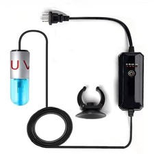 3W Aquarium UVC Clean Light Timer Algae Clear Green Bloom Fish Tank Lamp Sump