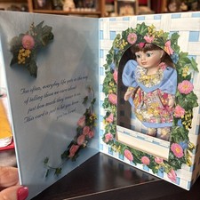 MARIE OSMOND Knickerbocker MOTHERS DAY GREETING CARD DOLL Porcelain 1996 VINTAGE