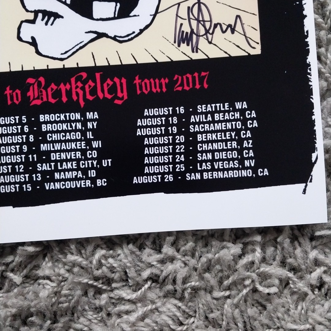 Rancid Tour Poster Print 13 X 19