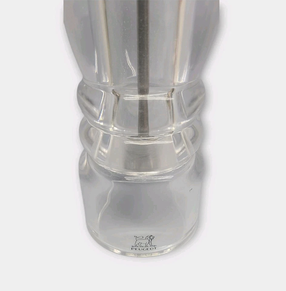 Moinho de pimenta acrílico Peugeot 900838 Nancy, 38cm/15 polegadas, transparente - Imagem 2 de 4