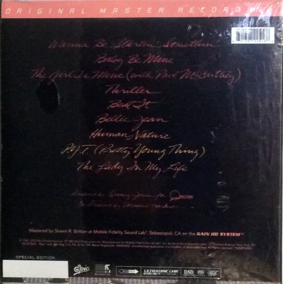 Michael Jackson - Thriller MFSL SACD (Hybrid, Stereo, Remastered, Promo) - Bild 2 von 2