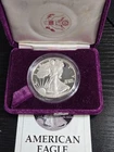 1987-S Proof American Silver Eagle Dollar $1 Box & COA US Mint Bullion OGP