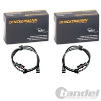 2X Denckermann ABS-SENSOR Raddrehzahl Vorne Passend FüR Renault Grand Megane ScÉ