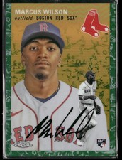 2023 Topps Chrome  #24 Marcus Wilson Platinum Toile White Green Refractors #/99