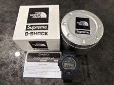 Supreme The North Face Casio G-Shock DW-6900NS-1JR Reloj Negro Colaboración JP