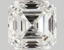 Cert. GIA 1.52 CT Asscher Cut Natural Mined Diamond Loose G color VVS1 clarity