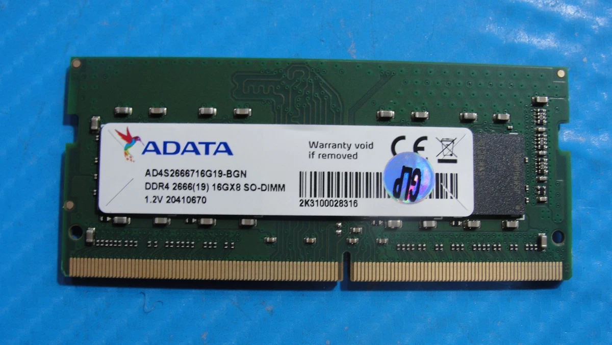 ADATA SO-DIMM DDR4 SDRAM Memory (RAM) for sale | eBay